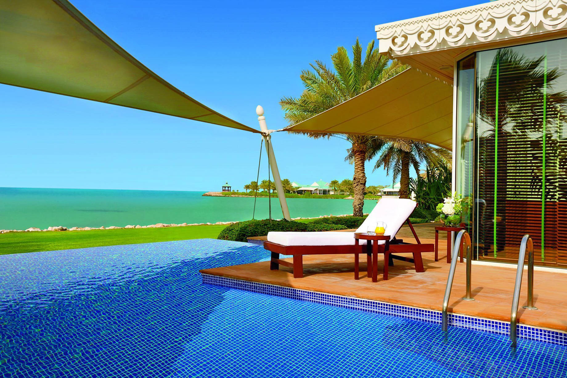 The Ritz-Carlton, Bahrain Resort Hotel - Manama, Bahrain - Villa Pool Deck Ocean View
