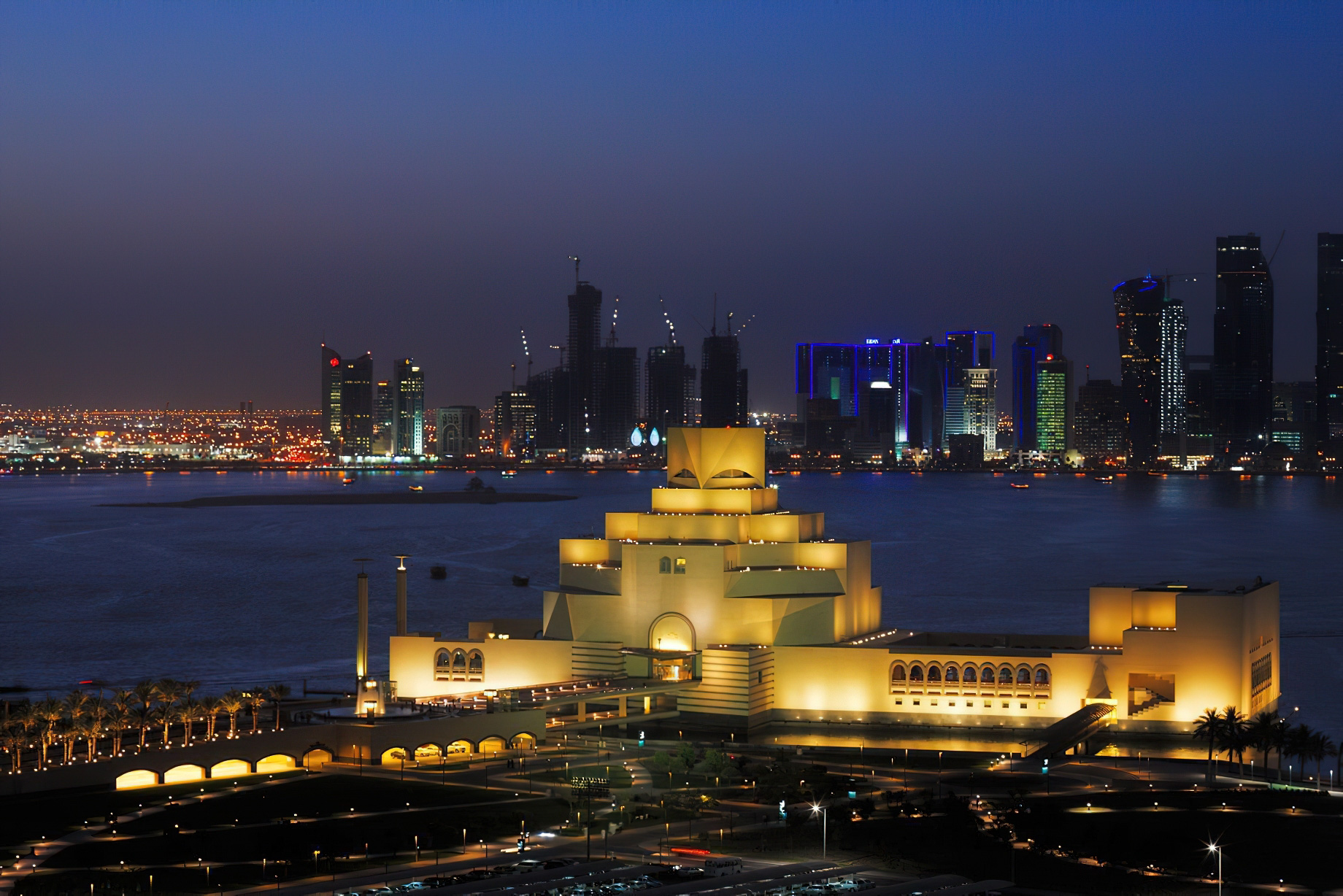 Sharq Village & Spa, A Ritz-Carlton Hotel – Doha, Qatar – Musuem of Islamic Arts Night View