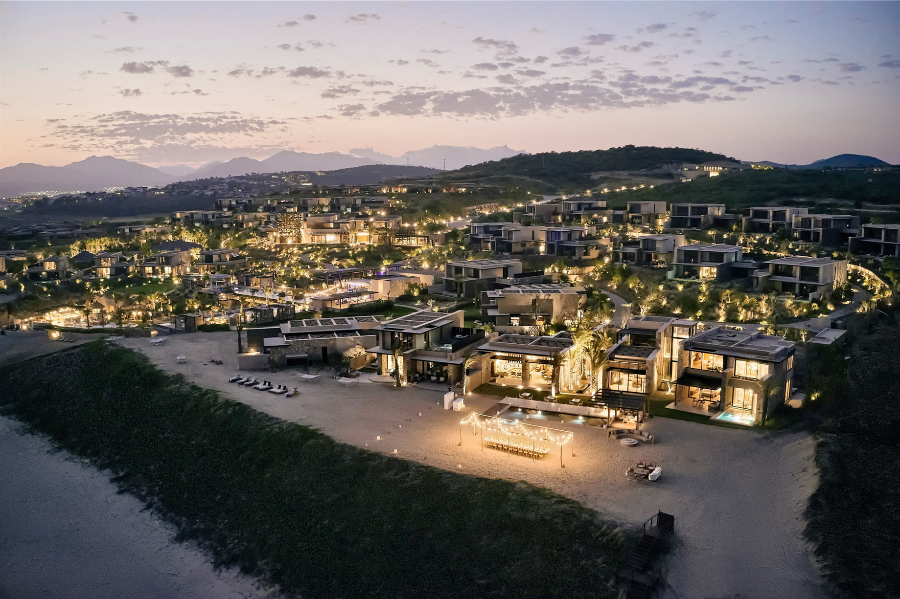 The Ritz-Carlton, Zadun Reserve Resort – Los Cabos, Mexico – Beachfront Private Dining Aerial