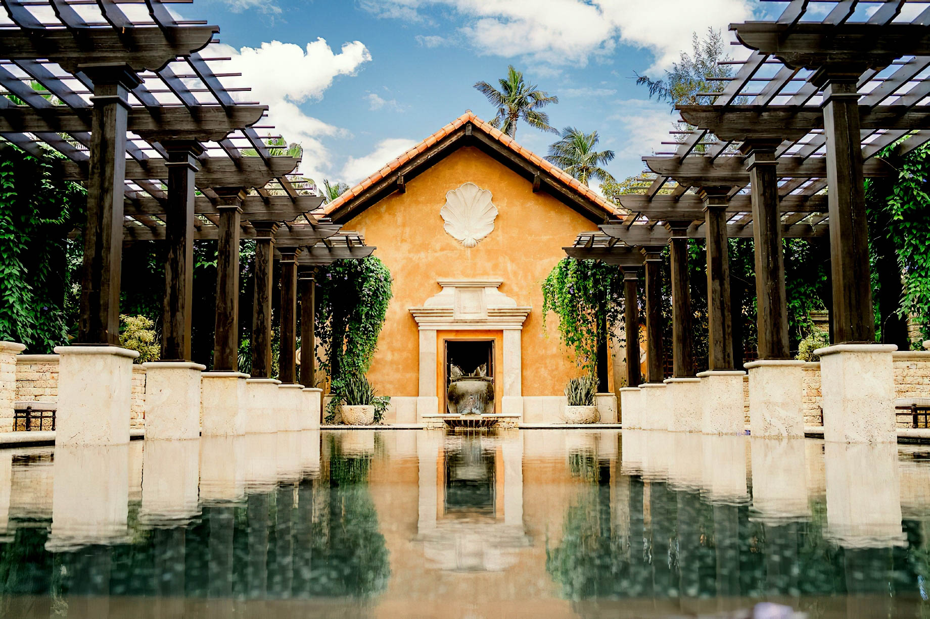 The Ritz-Carlton, Dorado Beach Reserve Resort – Puerto Rico – Spa Botanico Exterior Infinity Reflection Pool