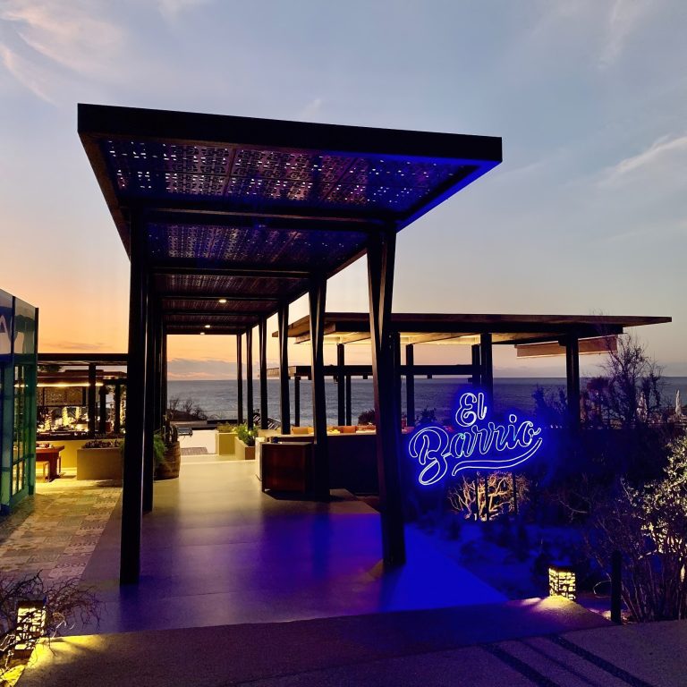 The Ritz-Carlton, Zadun Reserve Resort – Los Cabos, Mexico – El Barrio Entrance Sunset
