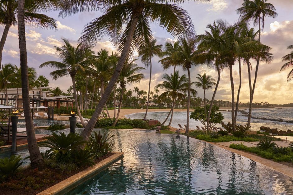 The Ritz-Carlton, Dorado Beach Reserve Resort - Puerto Rico - Resort Pool Beachview Sunset
