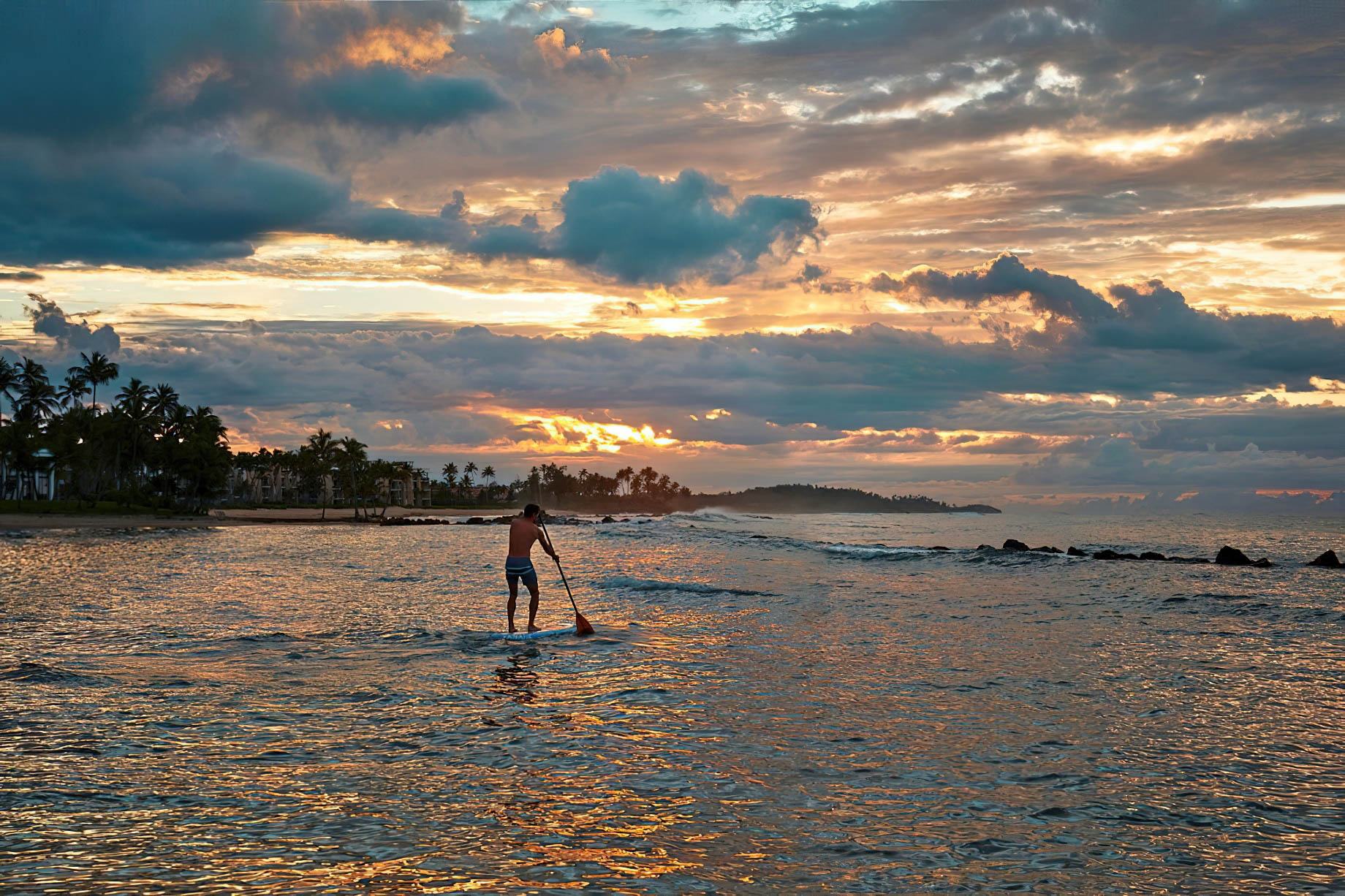 The Ritz-Carlton, Dorado Beach Reserve Resort – Puerto Rico – Sunset Ocean Paddle Boarding