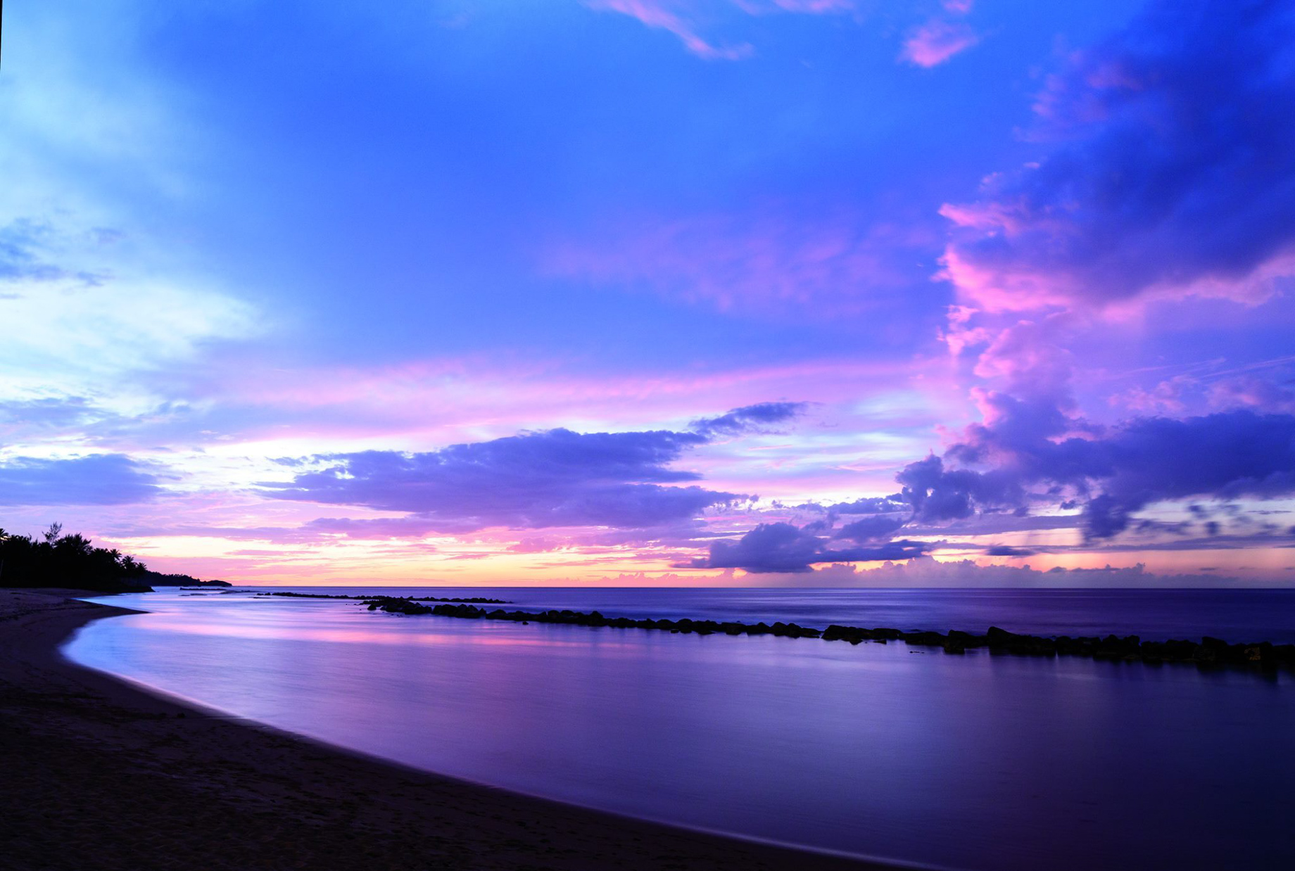 The Ritz-Carlton, Dorado Beach Reserve Resort – Puerto Rico – Beach Twilight View