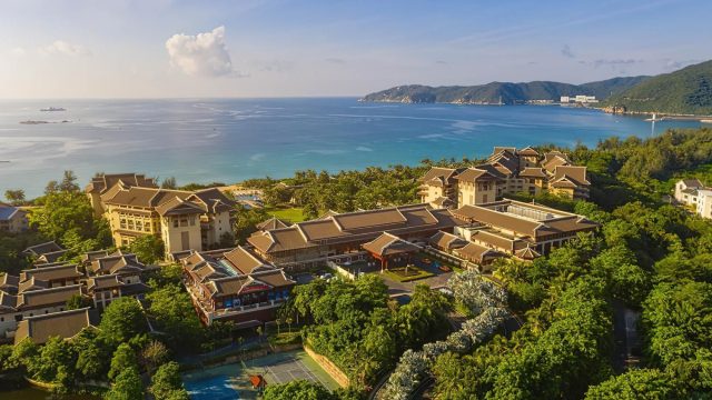 The Ritz-Carlton Sanya, Yalong Bay Hotel - Hainan, China - Hotel Ocean View Aerial