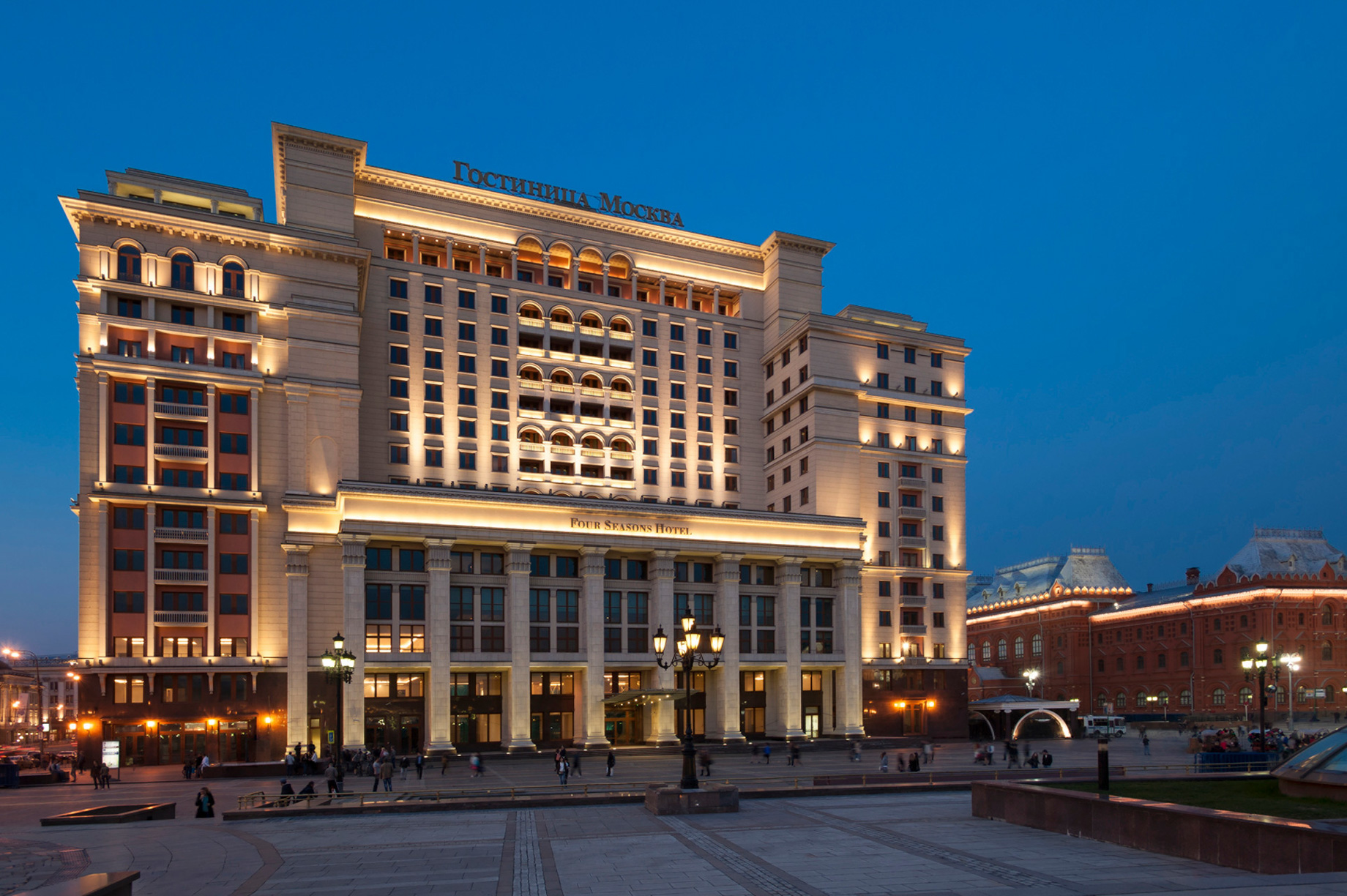 Four Seasons Hotel Moscow - Moscow, Russia - Hotel Exterior Night