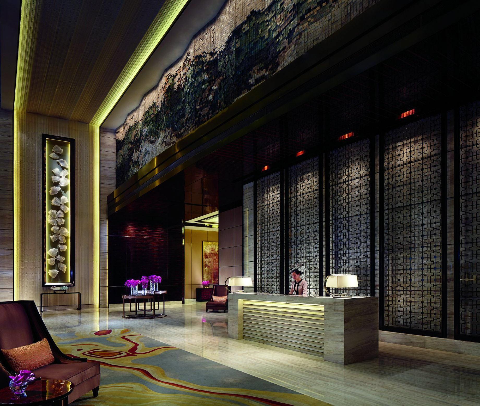 The Ritz-Carlton, Chengdu Hotel – Chengdu, Sichuan, China – Lobby