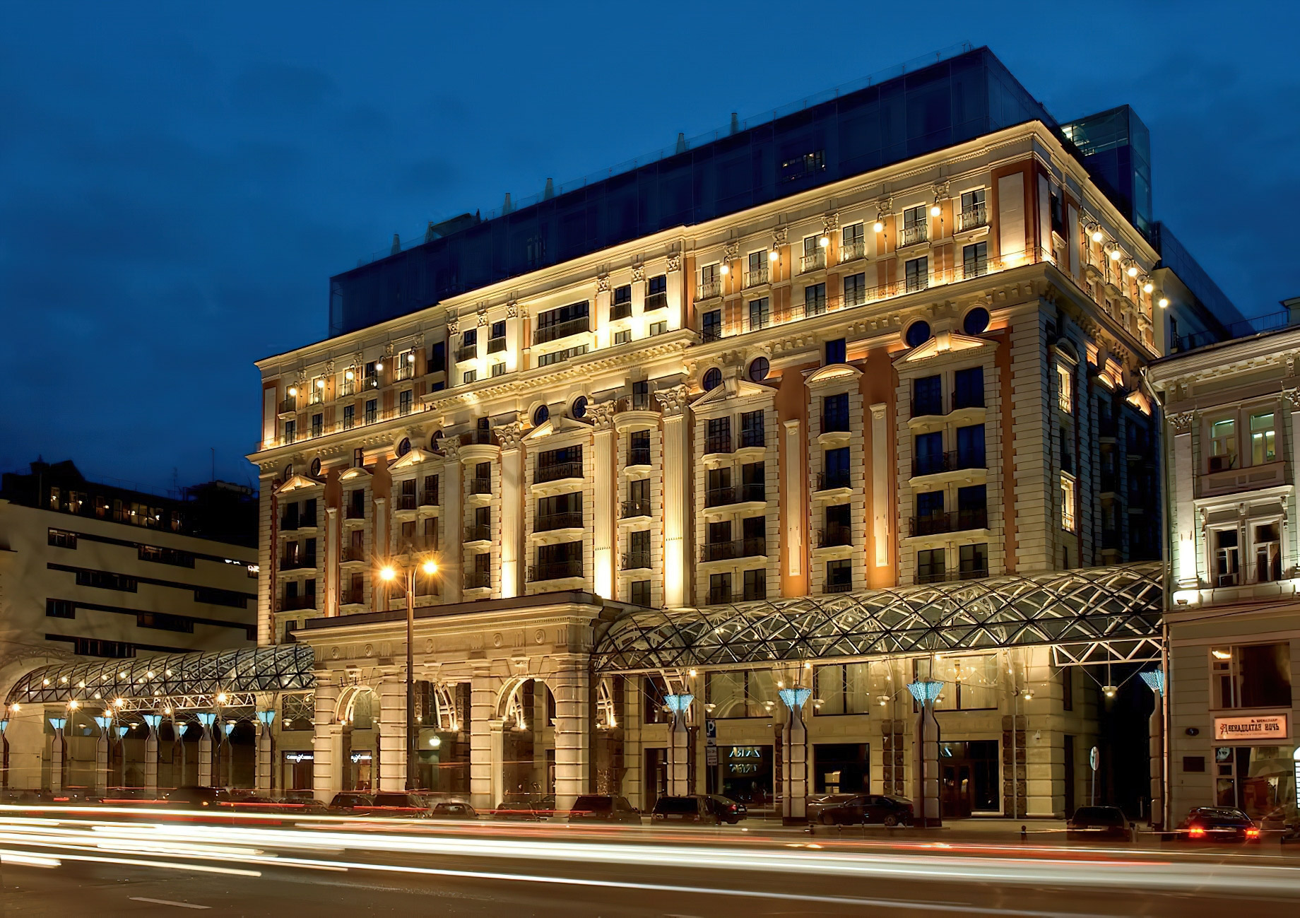 The Ritz-Carlton, Moscow Hotel – Moscow, Russia – Hotel Exterior Night