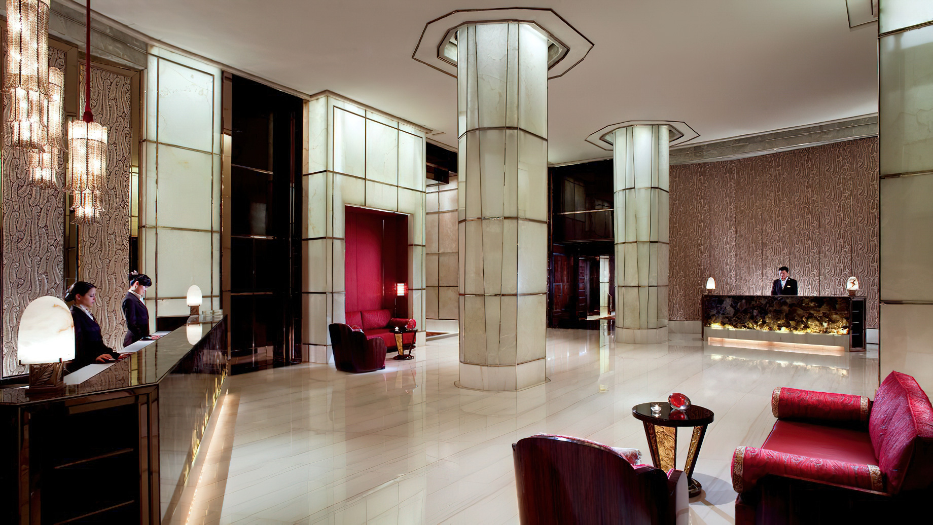 The Ritz-Carlton Shanghai, Pudong Hotel – Shanghai, China – Lobby Reception