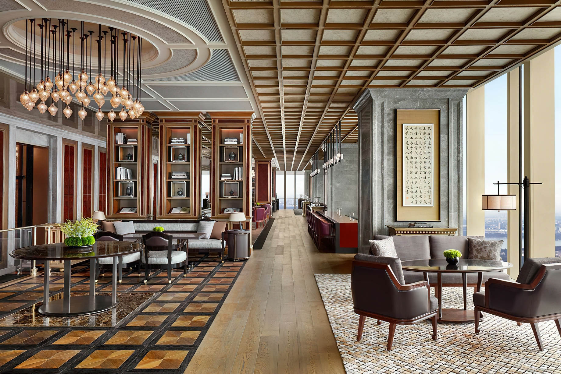 The Ritz-Carlton, Nanjing Hotel – Nanjing, China – Lobby Lounge