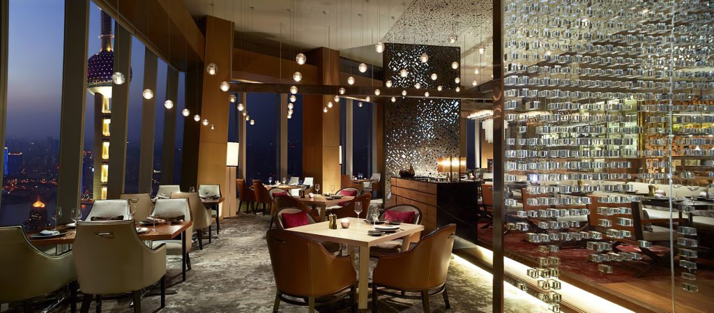 The Ritz-Carlton Shanghai, Pudong Hotel - Shanghai, China - Scena Italian Restaurant Interior