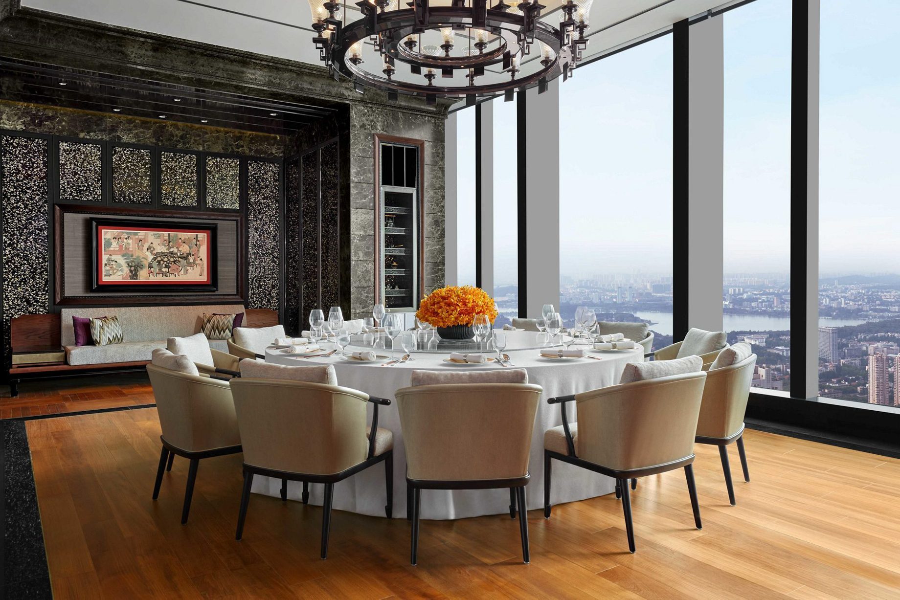 The Ritz-Carlton, Nanjing Hotel – Nanjing, China – Dai Yuet Heen Restaurant Private Dining Room
