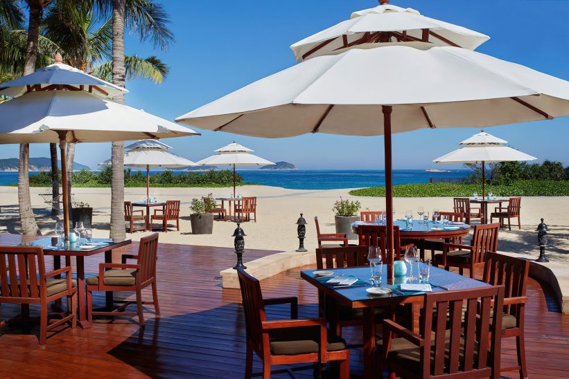 The Ritz-Carlton Sanya, Yalong Bay Hotel - Hainan, China - Sand Beachfront Restaurant