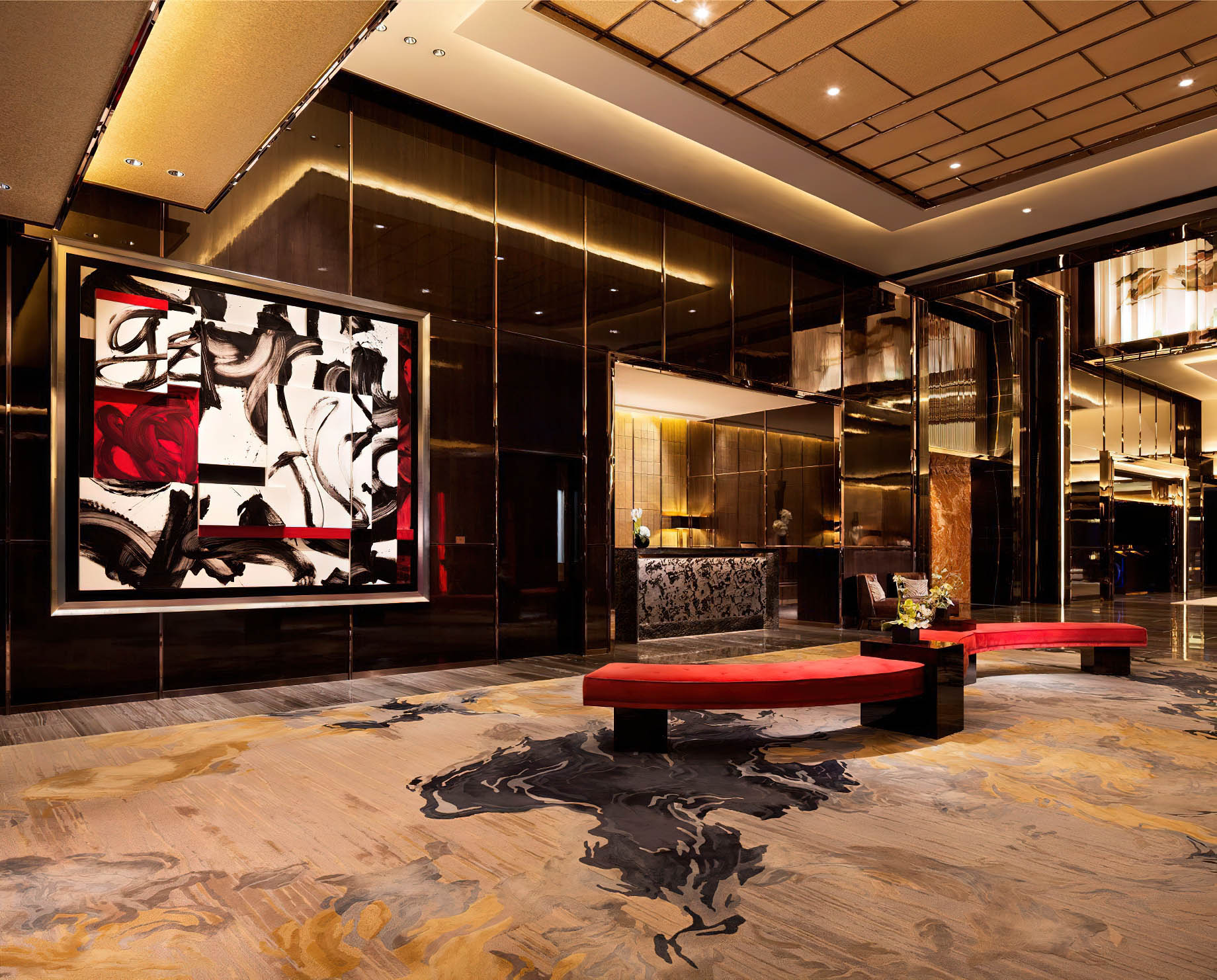 The Ritz-Carlton, Hong Kong Hotel – West Kowloon, Hong Kong – 103rd Floor Lobby