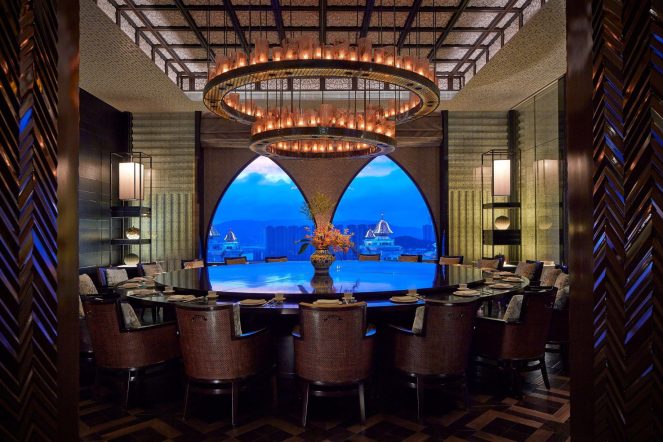 The Ritz-Carlton, Macau Hotel - Macau SAR, China - Lai Heen Michelin Star Restaurant Private Dining Table