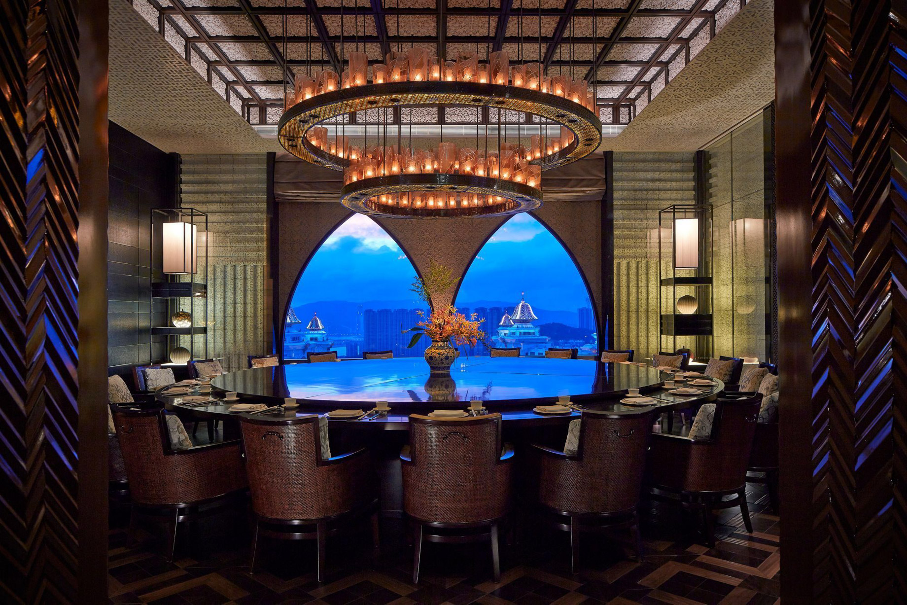 The Ritz-Carlton, Macau Hotel – Macau SAR, China – Lai Heen Michelin Star Restaurant Private Dining Table