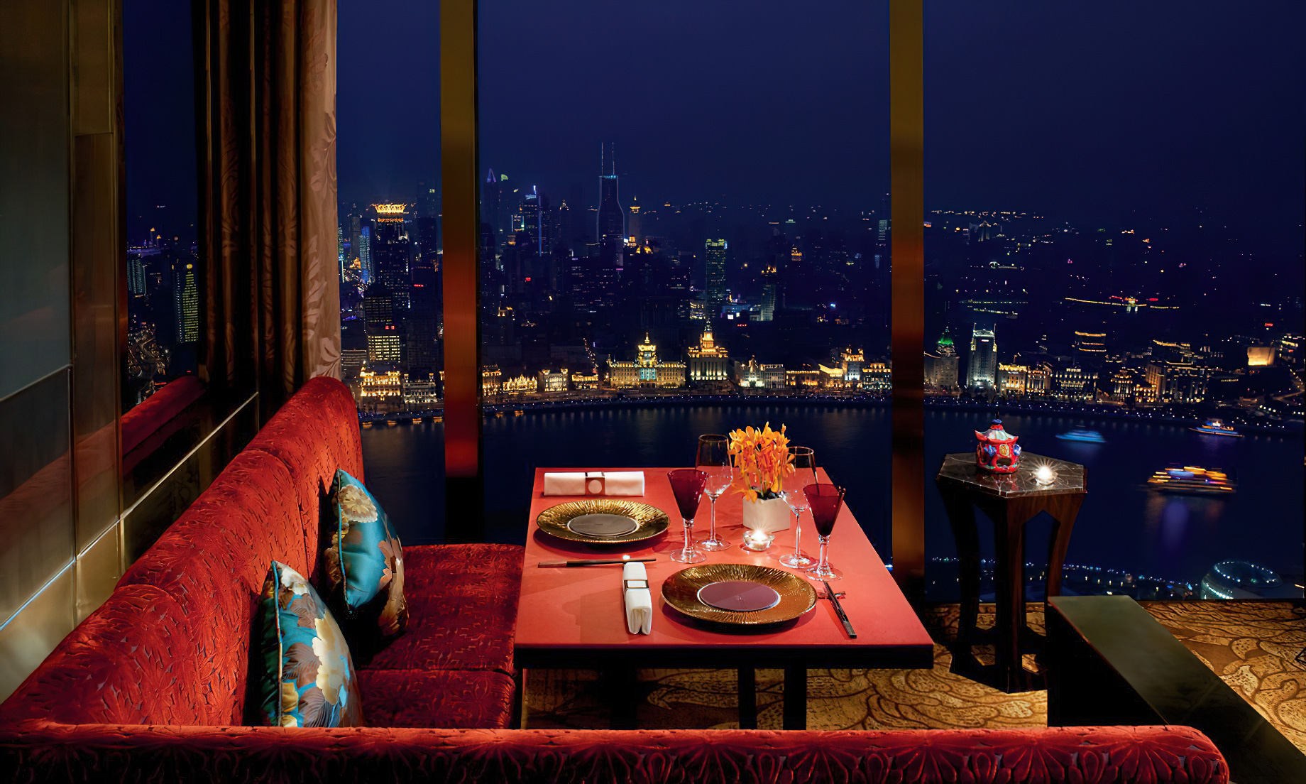 The Ritz-Carlton Shanghai, Pudong Hotel – Shanghai, China – Jin Xuan Chinese Restaurant View