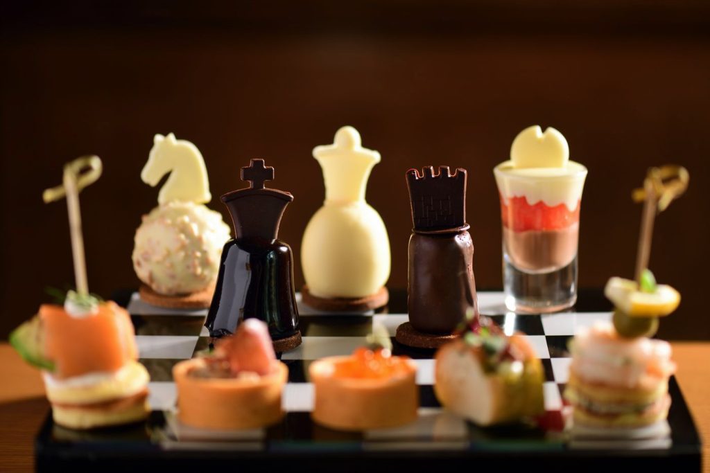 The Ritz-Carlton, Beijing Hotel - Beijing, China - The Lounge Chess Board Afternoon Tea