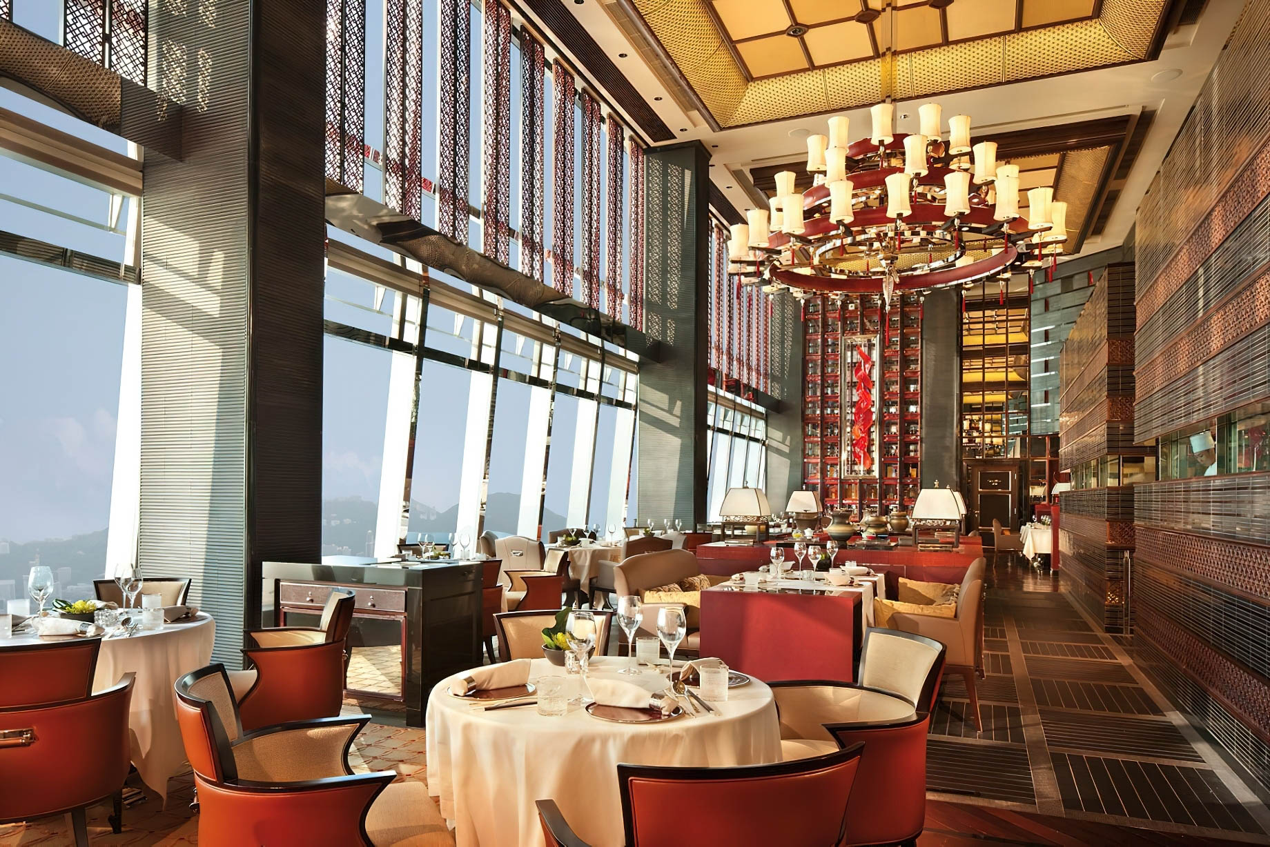 The Ritz-Carlton, Hong Kong Hotel – West Kowloon, Hong Kong – Tin Lung Heen Restaurant Interior 102nd Floor