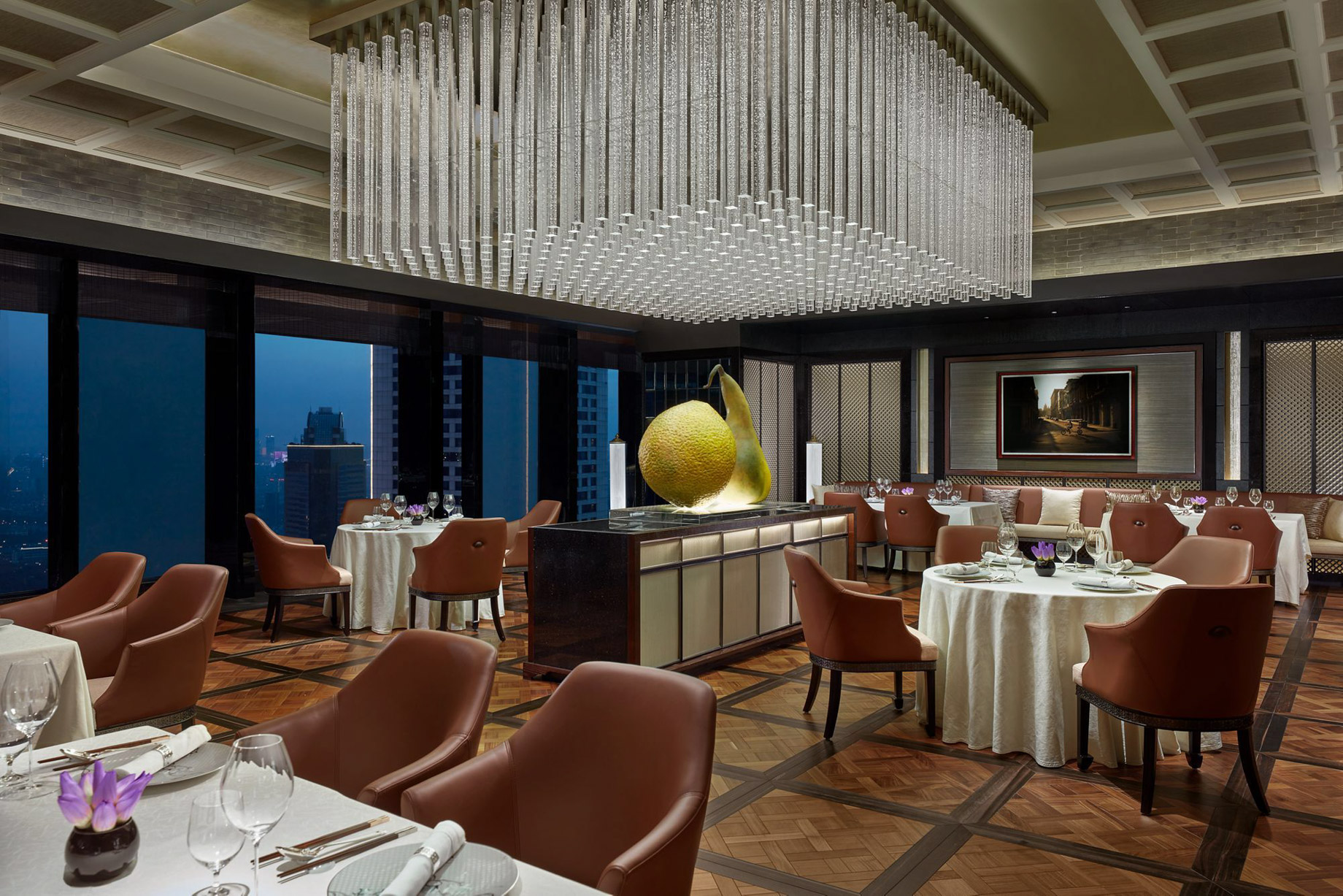 The Ritz-Carlton, Nanjing Hotel - Nanjing, China - Dining Room