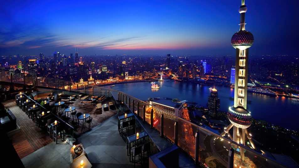 The Ritz-Carlton Shanghai, Pudong Hotel - Shanghai, China - Flair Rooftop Restaurant & Bar