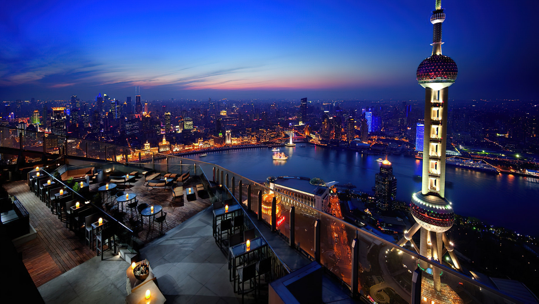 The Ritz-Carlton Shanghai, Pudong Hotel – Shanghai, China – Flair Rooftop Restaurant & Bar
