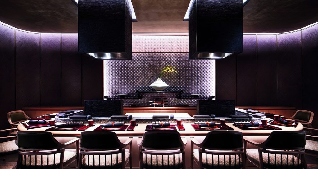 The Ritz-Carlton, Tokyo Hotel - Tokyo, Japan - Hinokizaka Restaurant Dining Table