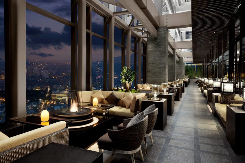 The Ritz-Carlton, Nanjing Hotel - Nanjing, China - FLAIR Rooftop Bar Outdoor Terrace