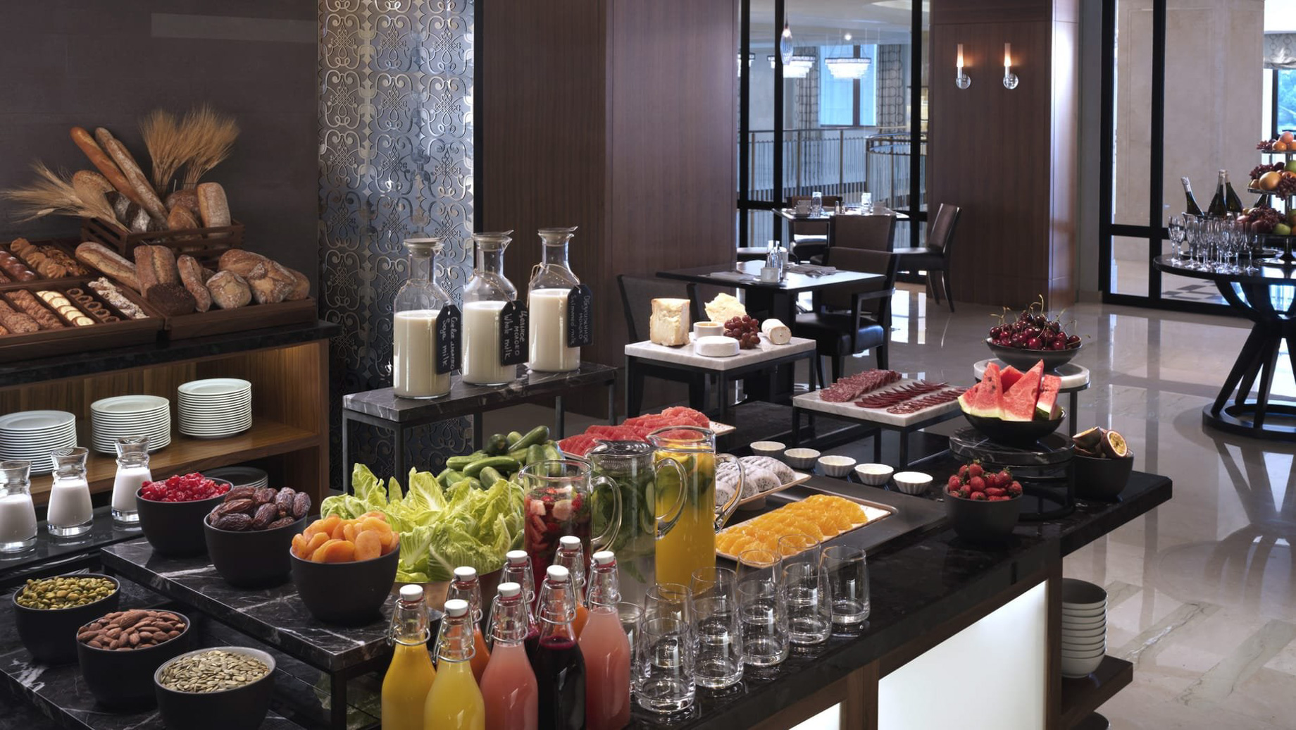 Four Seasons Hotel Moscow - Moscow, Russia - Bystro Restaurant Breakfast Buffet