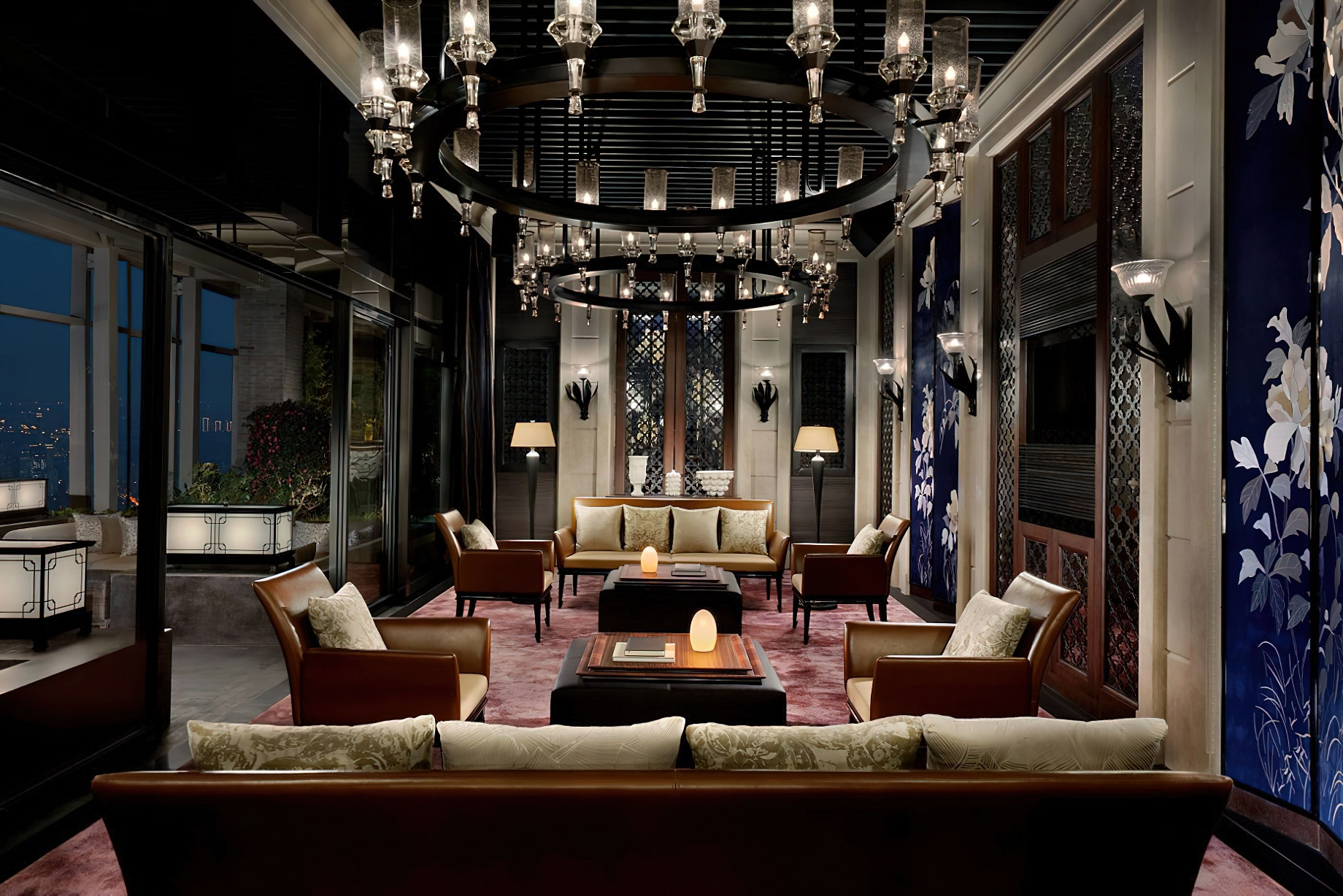 The Ritz-Carlton, Nanjing Hotel – Nanjing, China – FLAIR Rooftop Bar Interior