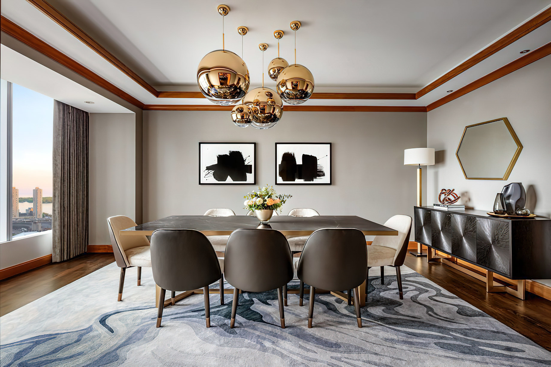 The Ritz-Carlton, Toronto Hotel – Toronto, Ontario, Canada – The Ritz-Carlton Suite Dining Room