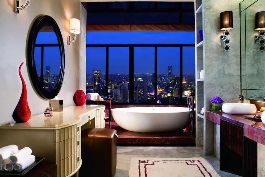 The Portman Ritz-Carlton, Shanghai Hotel - Shanghai, China - The Ritz-Carlton Suite Bathroom