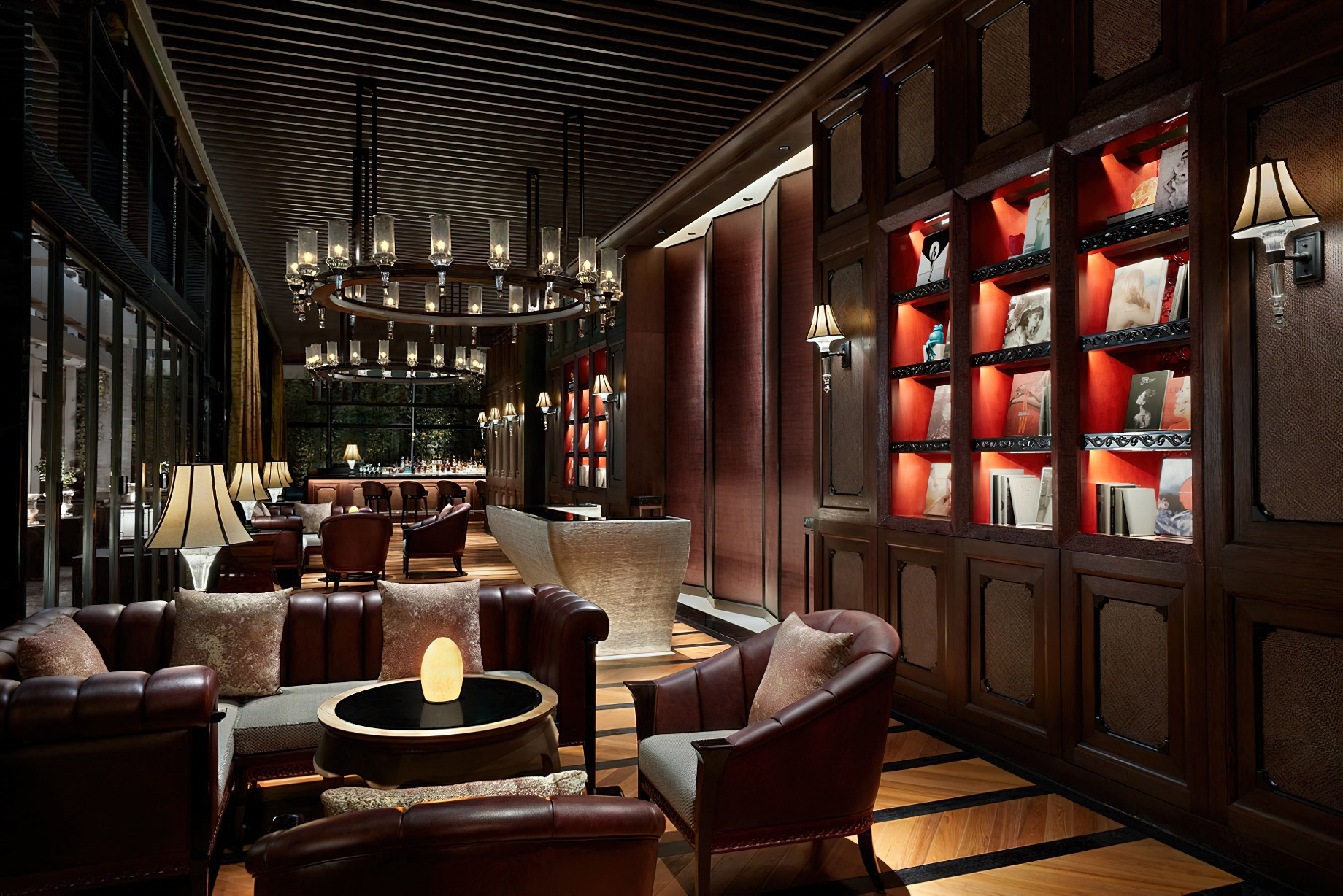 The Ritz-Carlton, Nanjing Hotel - Nanjing, China - FLAIR Rooftop Bar Seating