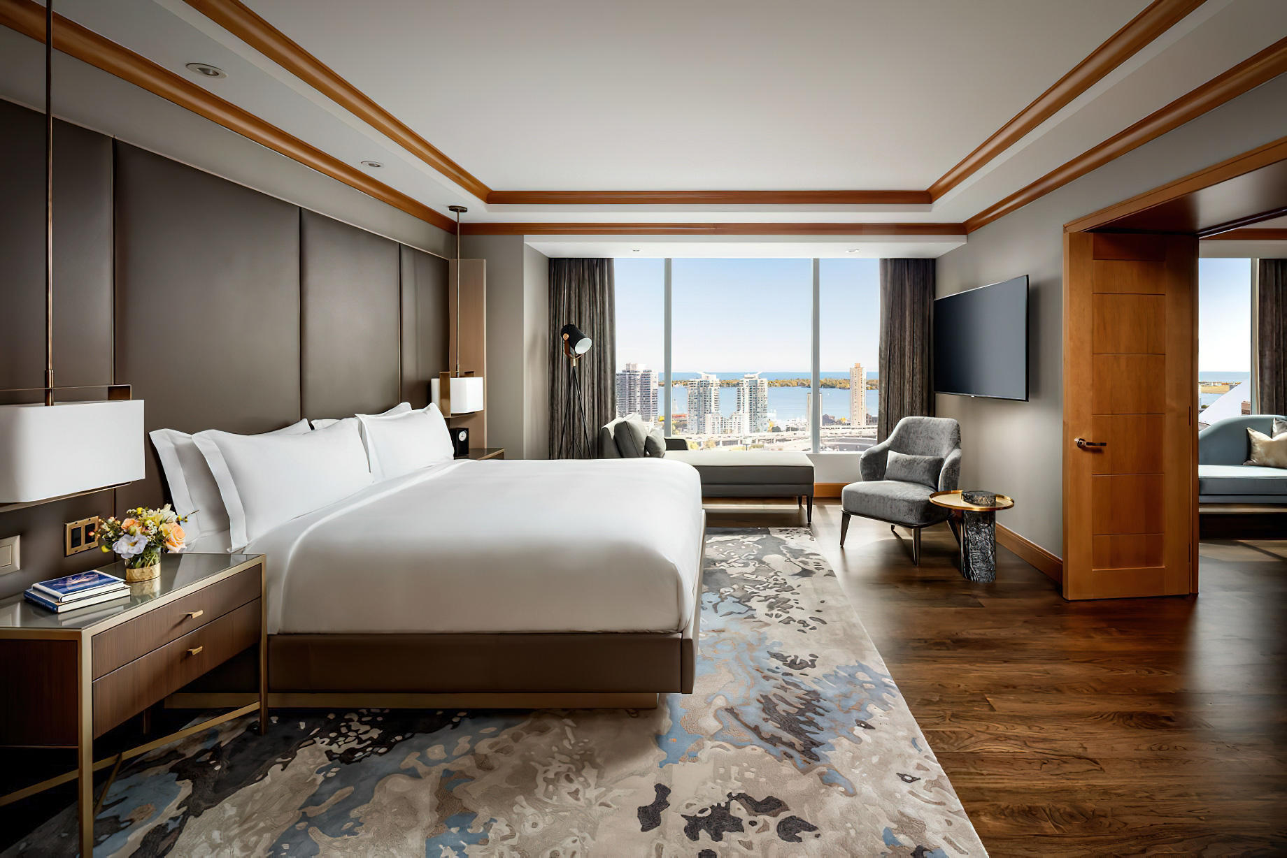 The Ritz-Carlton, Toronto Hotel – Toronto, Ontario, Canada – The Ritz-Carlton Suite Bedroom