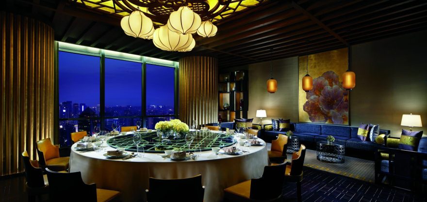 The Ritz-Carlton, Chengdu Hotel - Chengdu, Sichuan, China - Dining Table
