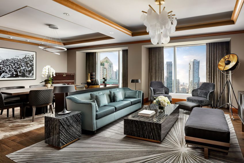 The Ritz-Carlton, Toronto Hotel - Toronto, Ontario, Canada - Wellington Suite Living Room