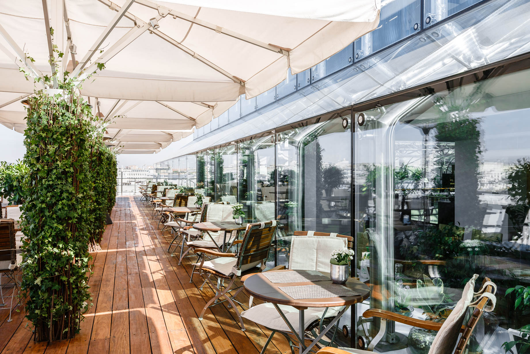 Ararat Park Hyatt Moscow Hotel - Moscow, Russia - Conservatory Lounge & Bar Outer Deck