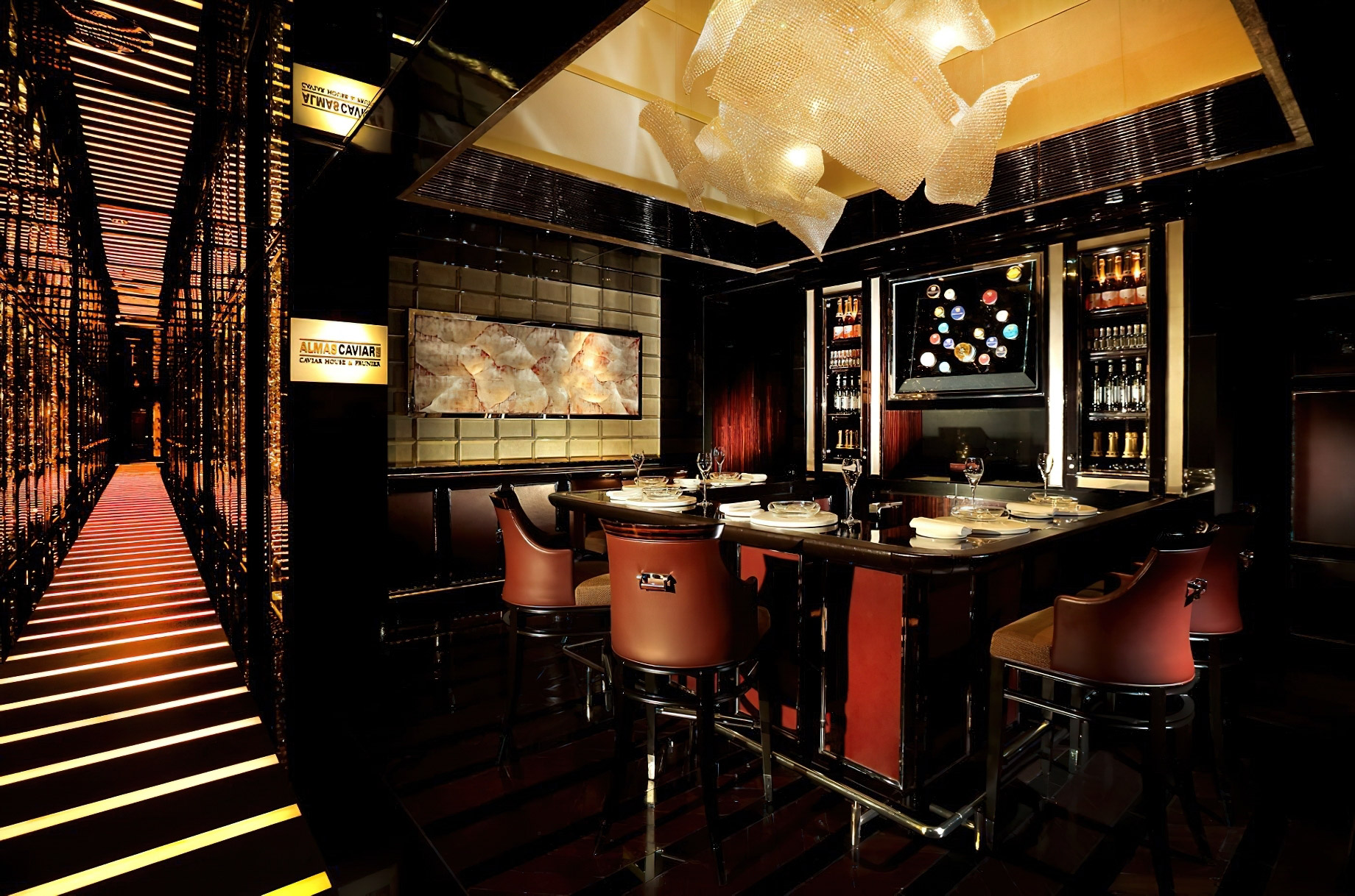 The Ritz-Carlton, Hong Kong Hotel – West Kowloon, Hong Kong – Almas Caviar Bar
