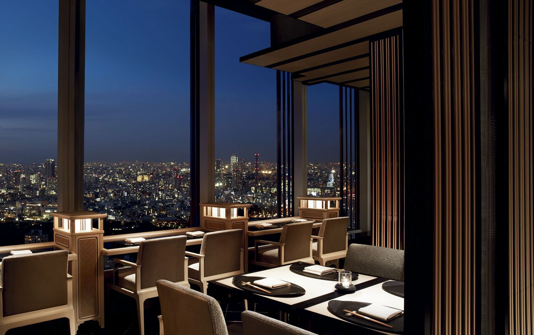 The Ritz-Carlton, Tokyo Hotel - Tokyo, Japan - Hinokizaka Restaurant View