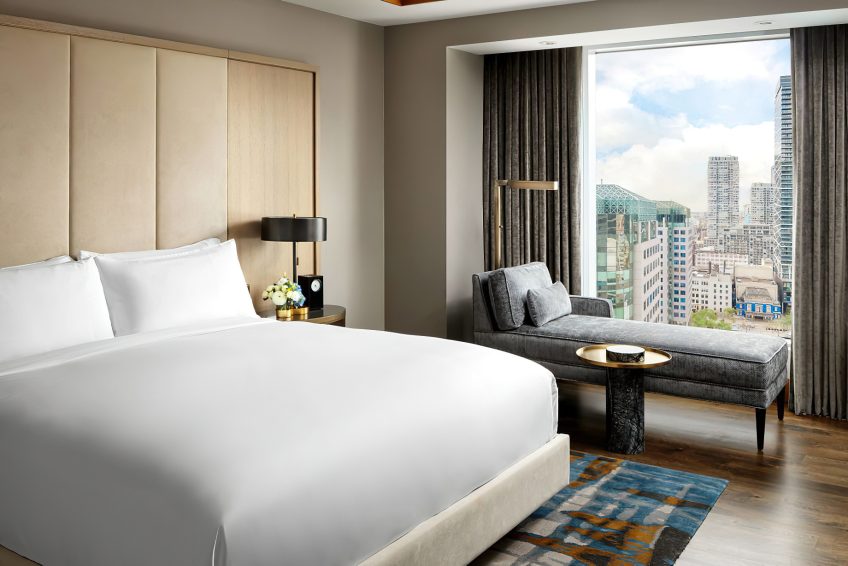 The Ritz-Carlton, Toronto Hotel - Toronto, Ontario, Canada - Wellington Suite Bedroom