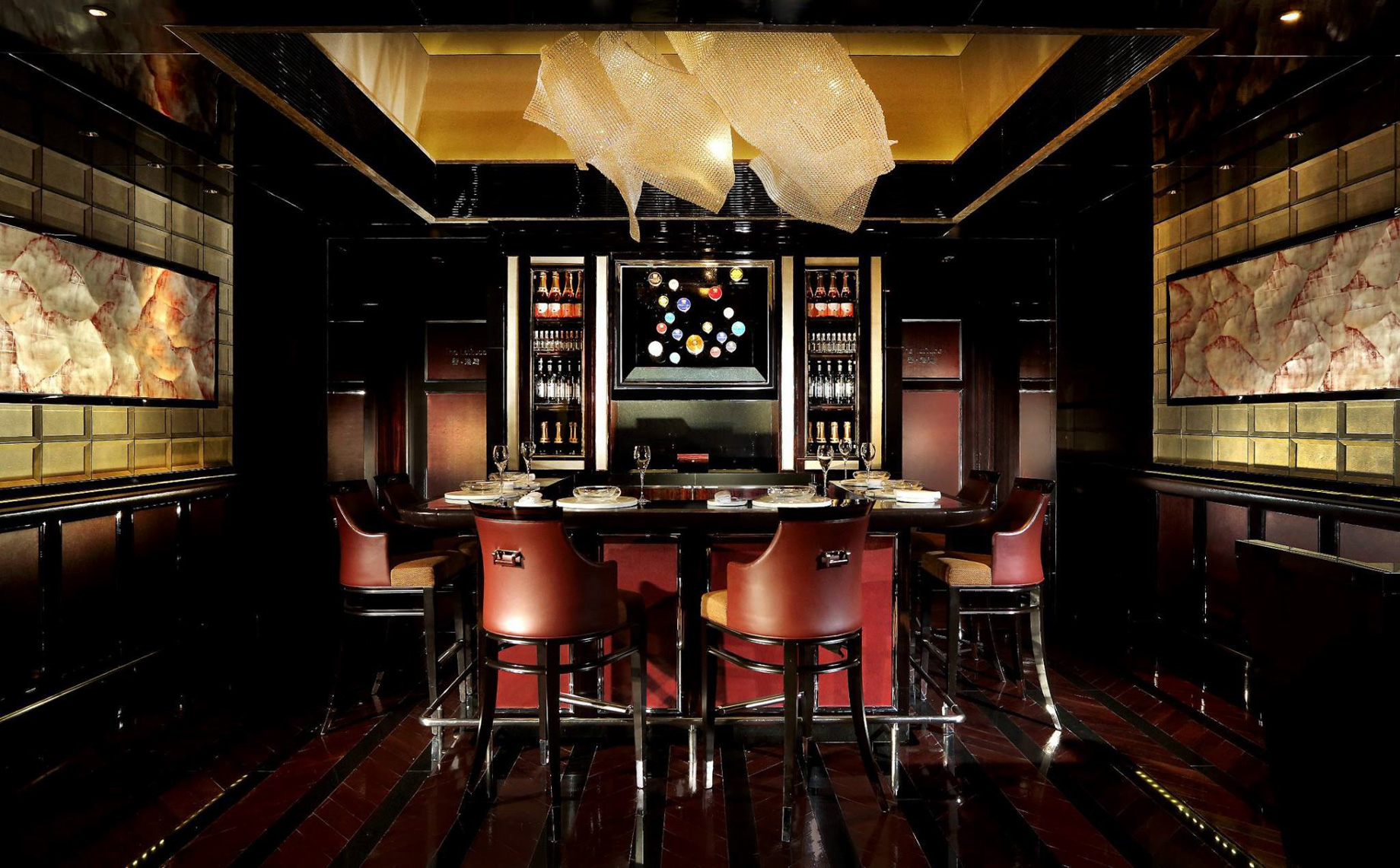 The Ritz-Carlton, Hong Kong Hotel – West Kowloon, Hong Kong – Almas Caviar Bar Interior