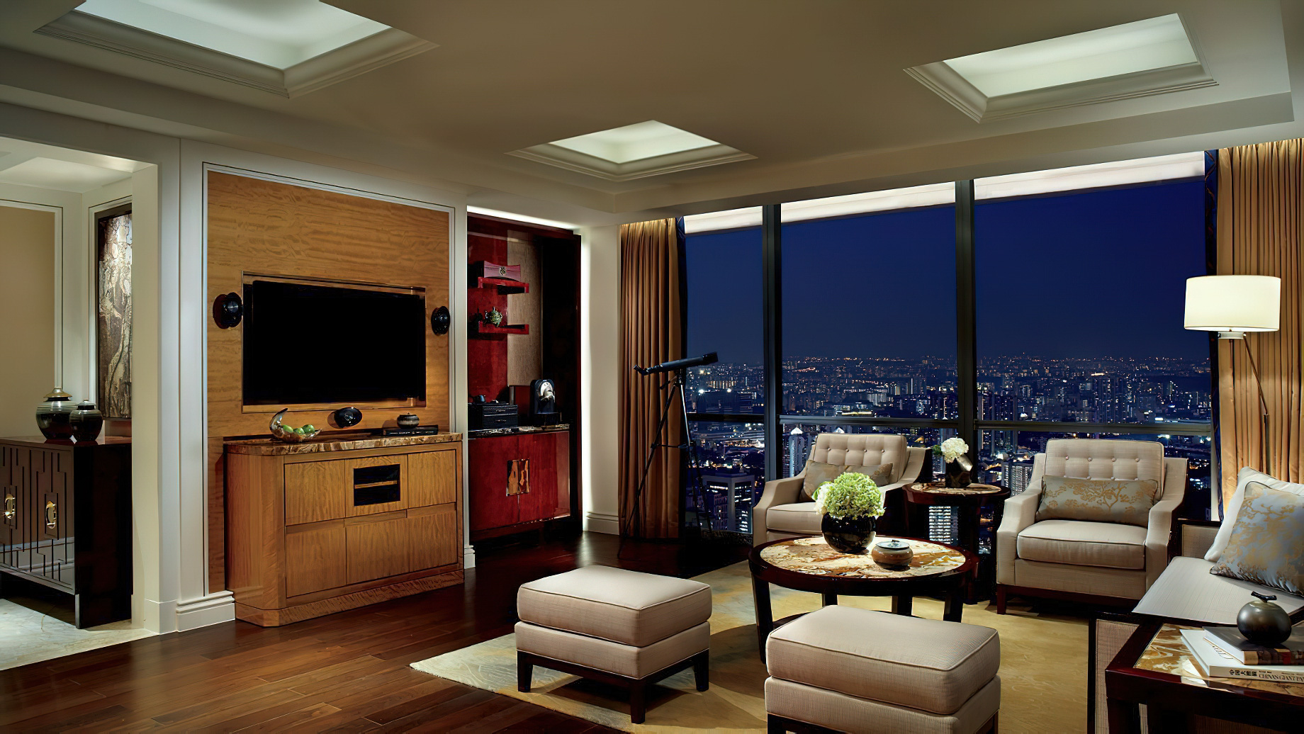 The Ritz-Carlton, Chengdu Hotel – Chengdu, Sichuan, China – Club Ritz-Carlton Suite Living Room