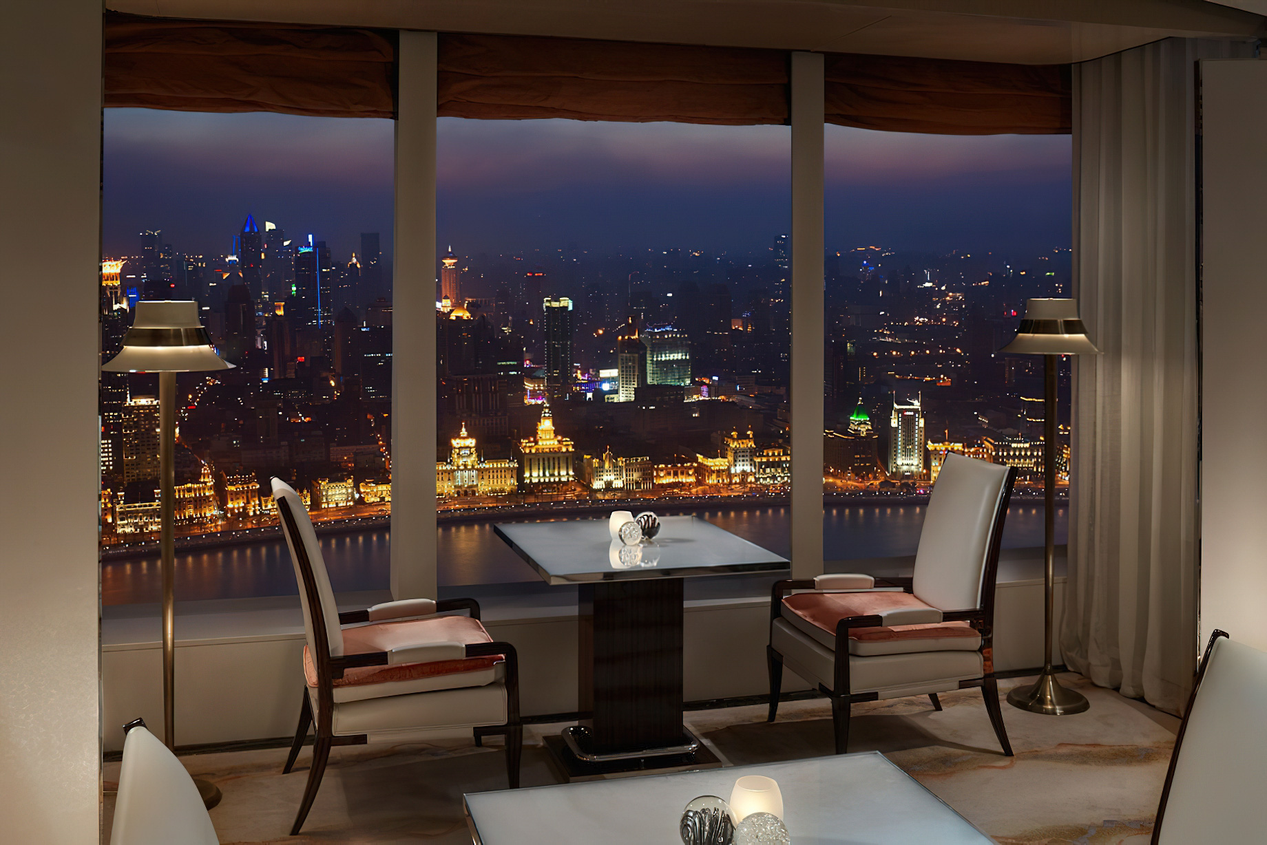 The Ritz-Carlton Shanghai, Pudong Hotel – Shanghai, China – The Ritz-Carlton Suite Sitting Area