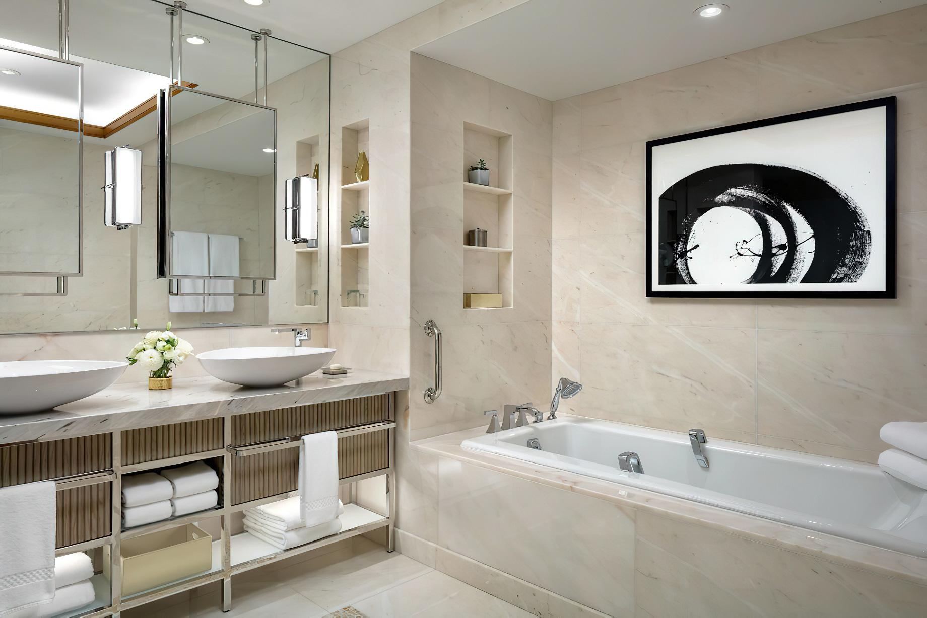 The Ritz-Carlton, Toronto Hotel – Toronto, Ontario, Canada – Wellington Suite Bathroom