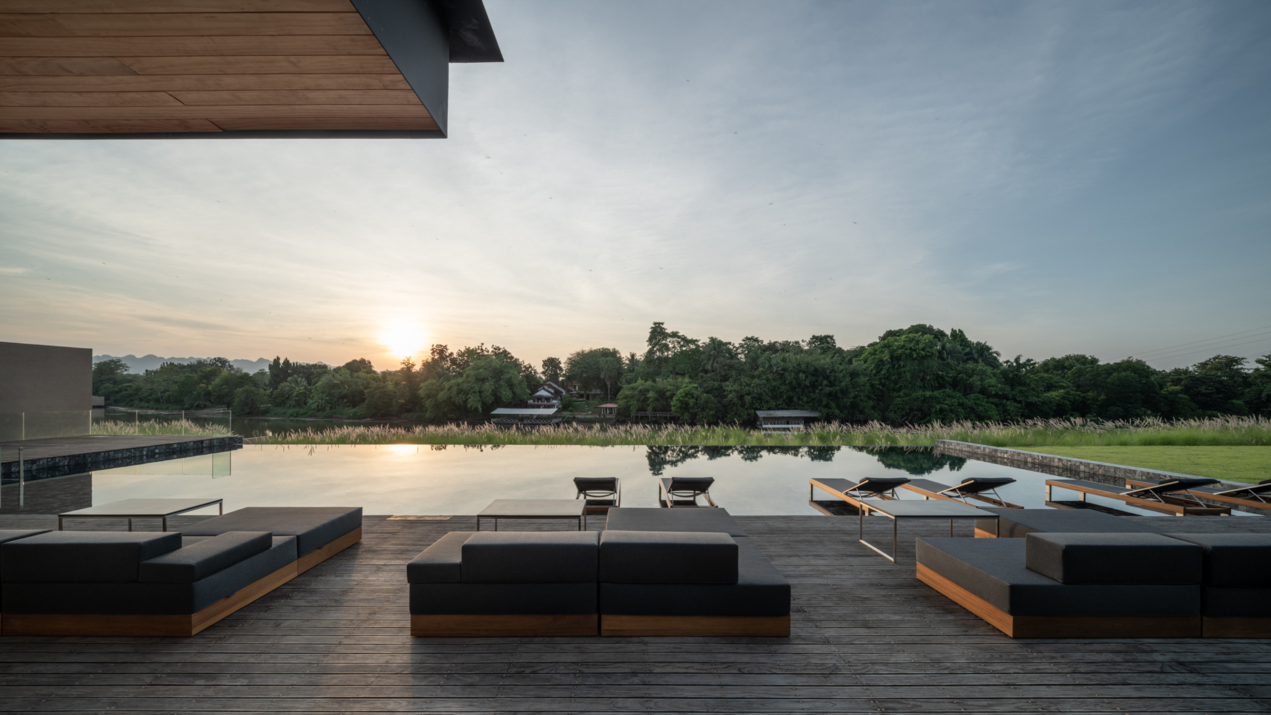 Tara Villa Riverkwai Resort – Kanchanaburi, Thailand – Pool Terrace