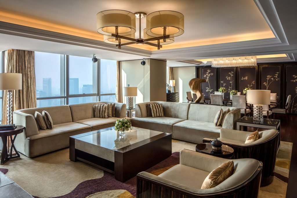 The Ritz-Carlton, Chengdu Hotel - Chengdu, Sichuan, China - Presidential Suite Living Room