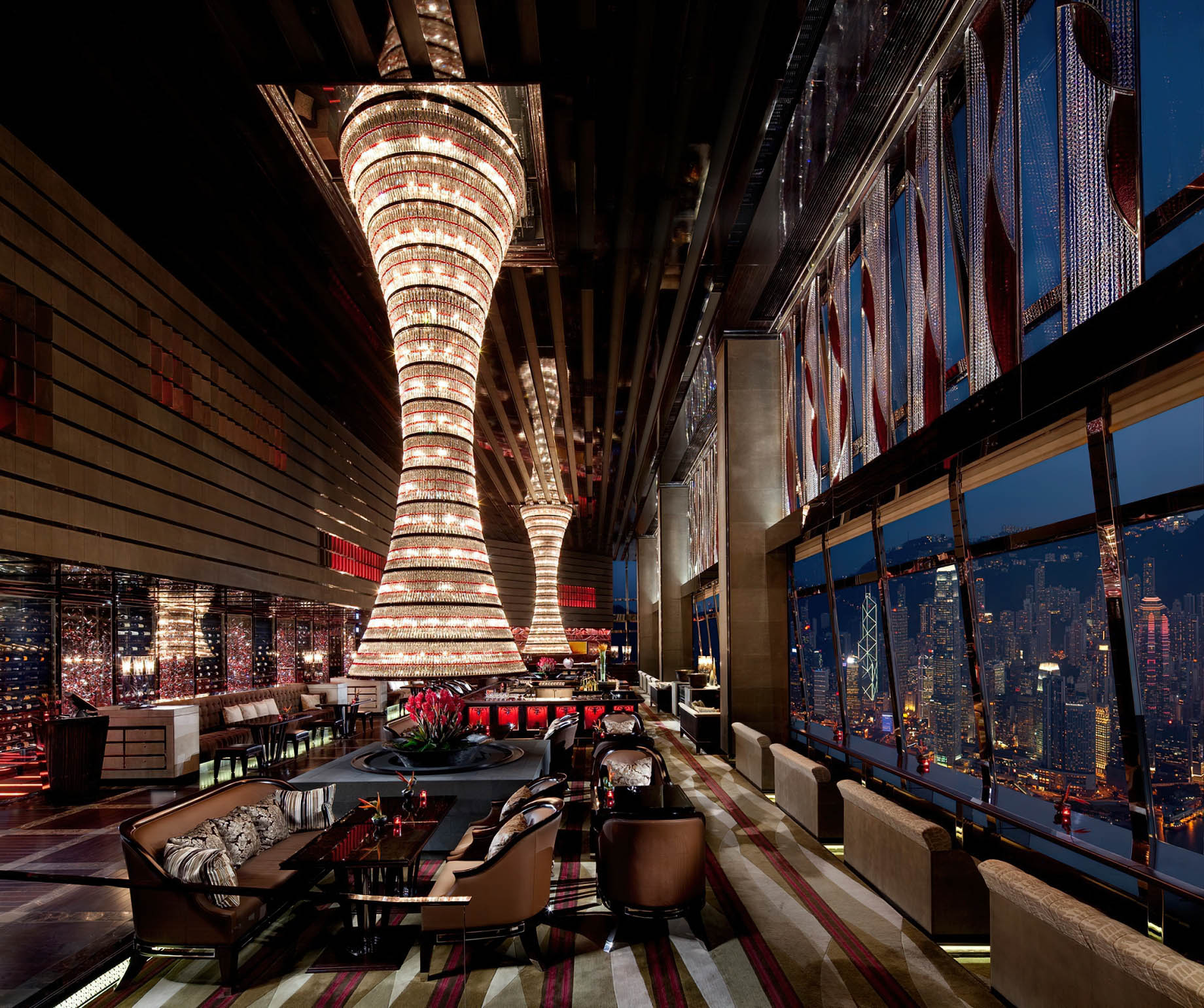 The Ritz-Carlton, Hong Kong Hotel – West Kowloon, Hong Kong – The Lounge & Bar Interior