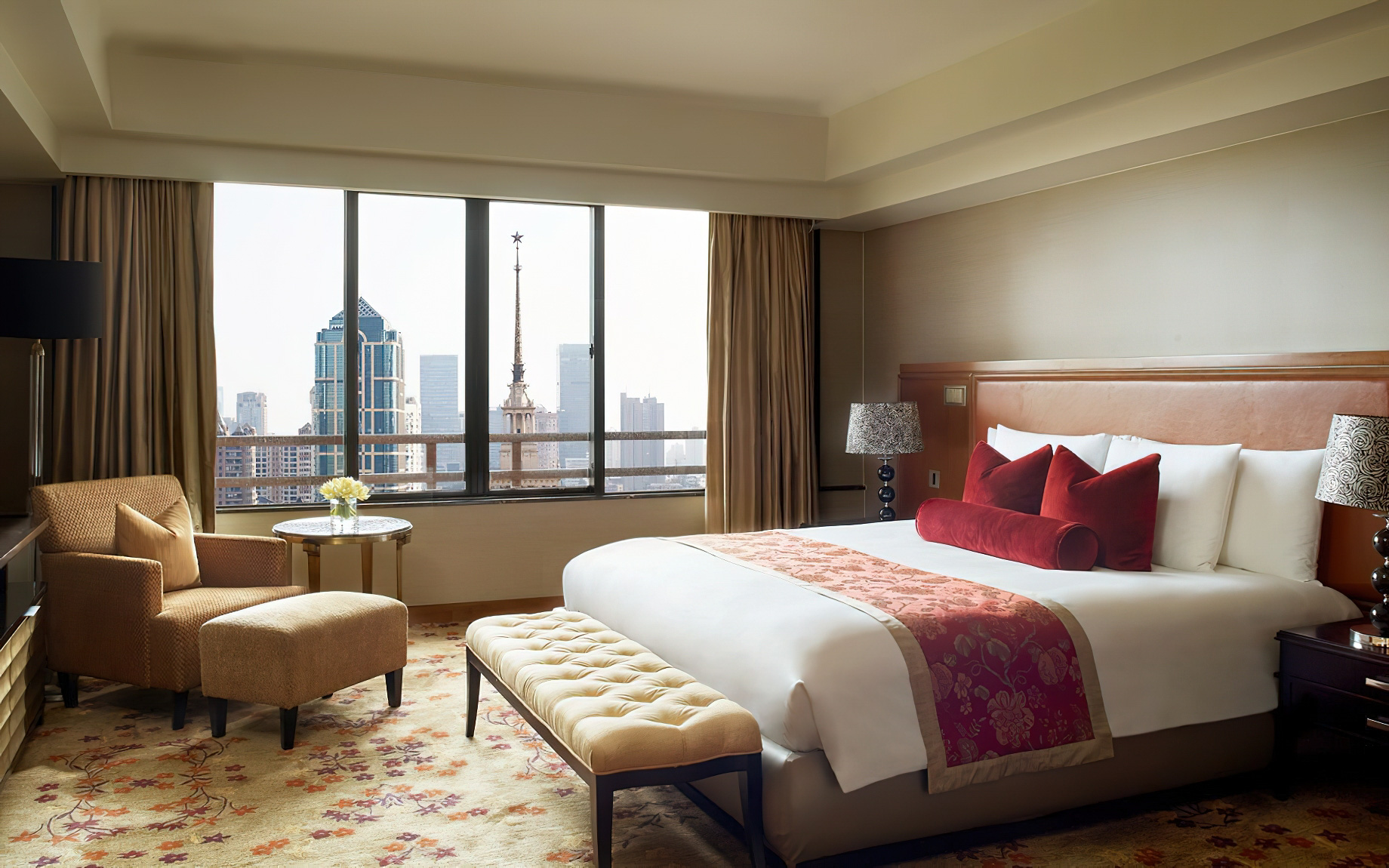 The Portman Ritz-Carlton, Shanghai Hotel – Shanghai, China – Hospitality Suite Bedroom