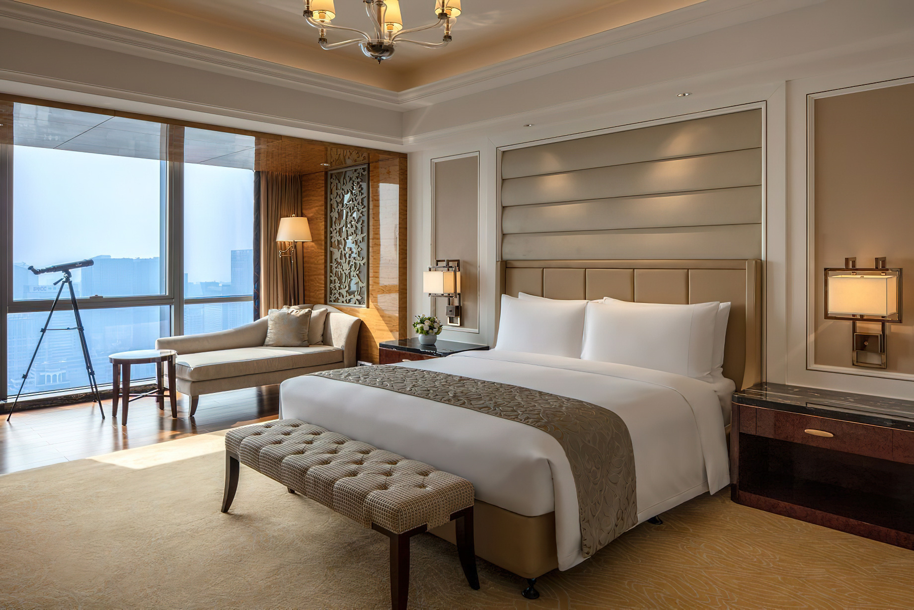 The Ritz-Carlton, Chengdu Hotel – Chengdu, Sichuan, China – Club Ritz-Carlton Suite Bedroom