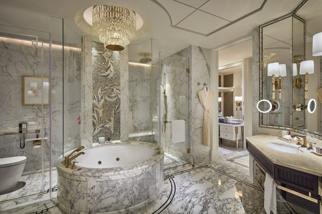 The Ritz-Carlton, Macau Hotel - Macau SAR, China - One Bedroom Sky Suite Bathroom